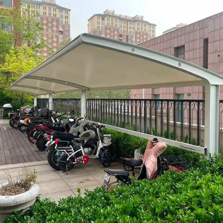 台州膜结构电动车棚